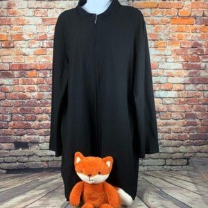 Eileen Fisher light jacket cardigan black size XL